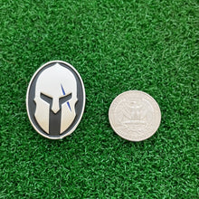 Load image into Gallery viewer, Thin Blue Line Spartan Golf Ball Marker