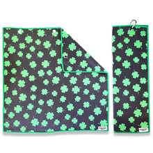 Load image into Gallery viewer, Clover Print Golf Towel
