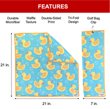 Load image into Gallery viewer, Ducky Print Golf Towel
