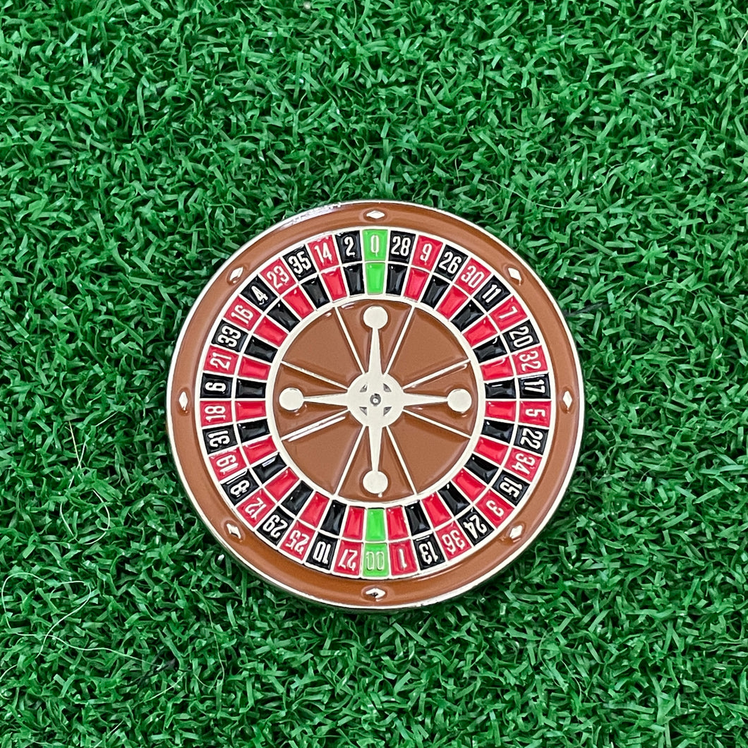 Roulette Wheel Golf Ball Marker