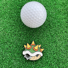 Load image into Gallery viewer, Bowser Shell Inspired Golf Ball Marker
