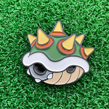 Load image into Gallery viewer, Bowser Shell Inspired Golf Ball Marker
