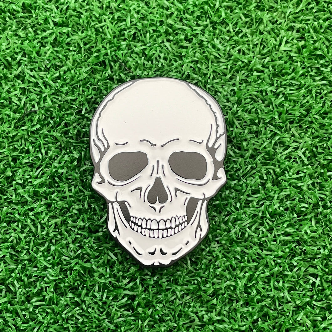 Skull Golf Ball Marker