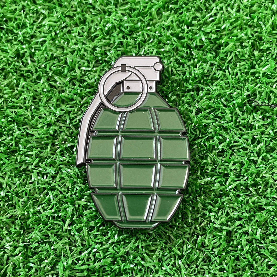 Grenade Golf Ball Marker