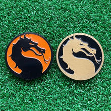 Load image into Gallery viewer, Mortal Kombat Inspired Golf Ball Markers
