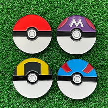 Load image into Gallery viewer, Pokeballs Inspired Golf Ball Markers (4 Pack)
