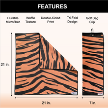 Load image into Gallery viewer, Tiger Print Golf Towel
